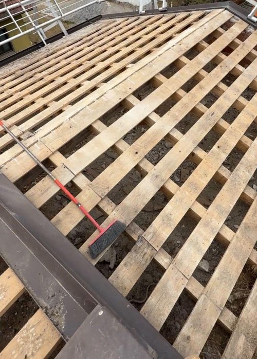 tetto in legno